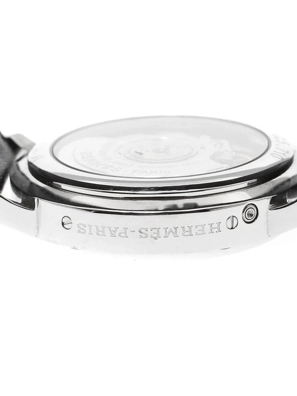 HERMES Clipper CL5.710 Date GMT white Dial Automatic Men's Watch_906240